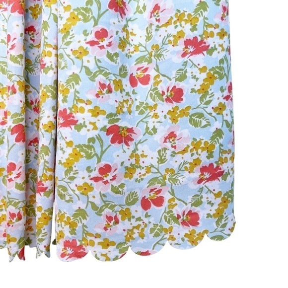 MATILDA JANE “Hello Lovely” Floral Ptint Scallop Hem Dress Size 8 in Poppy - Picture 7 of 16